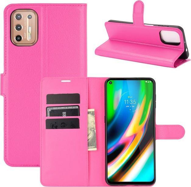 Produktbild MU Classic Litchi Leder Bookcover Series (Motorola Moto G9 Plus)