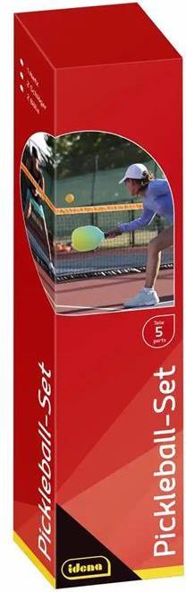 Immagine prodotto Idena Set pickleball rete 2x racchette/palle 5 pezzi