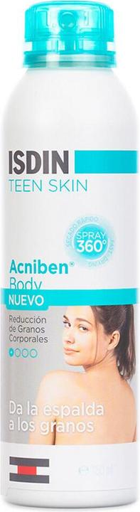 Actual product image Isdin Acniben Teen Skin Body Spray Treatment for Acne 150ml (Body lotion, 150 ml)