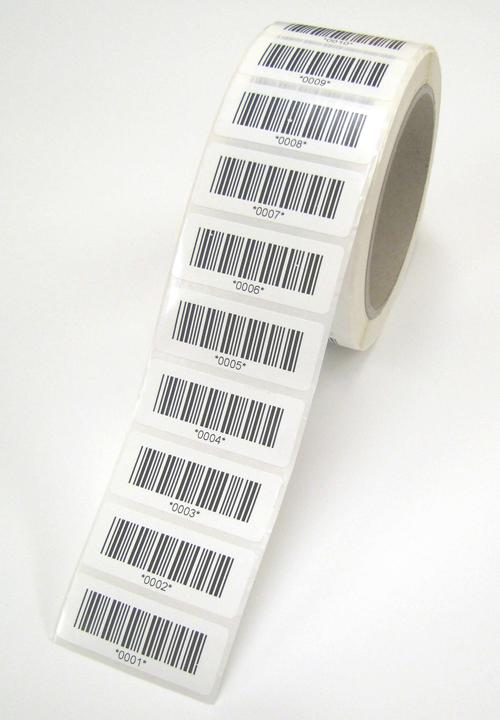 Produktbild HT Instruments Barcode-Etiketten 1000 Stück auf Rolle von Nr. 3001 bis 4000