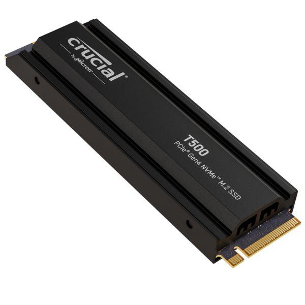 Actual product image Crucial T500 with Heatsink (2000 GB, M.2 2280)
