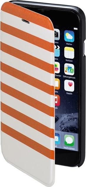 Immagine prodotto Hama Stripes, Folio, Apple, iPhone 6/6s, 11,9 cm (4,7"), Arancione, Bianco (Apple iPhone 6)