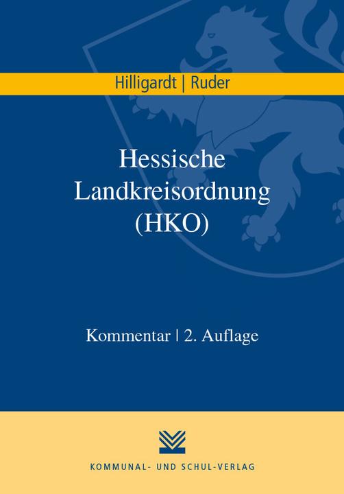 Actual product image Hessische Landkreisordnung (HKO) (German, Tim Ruder, Jan Hilligardt, 2021)