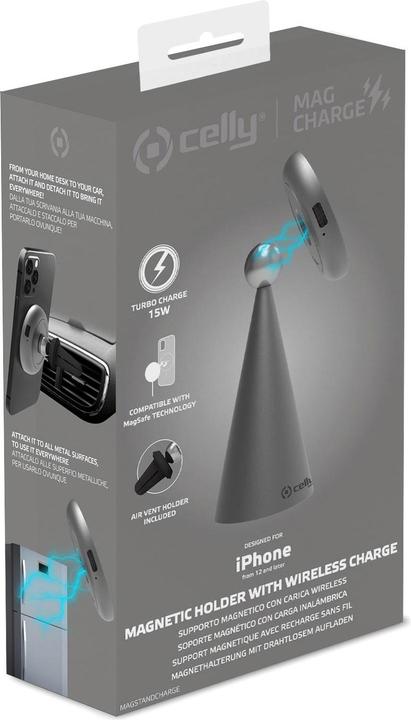 Immagine prodotto Celly MAGSTANDCHARGE - Caricabatterie wireless MagSafe (15 W)