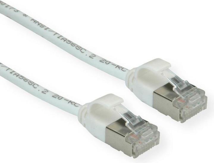 Actual product image Roline U/FTP DataCenter patch cable Cat.6A (Class EA), LSOH, slim (U/FTP, CAT6a, 0.30 m)