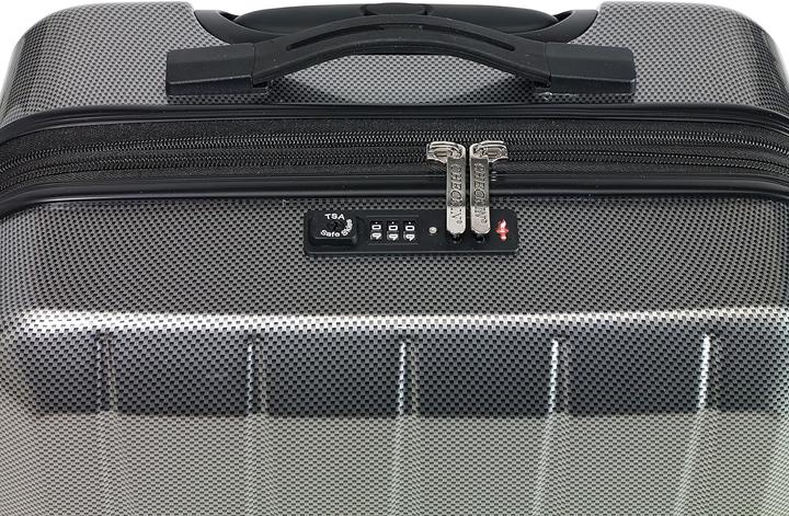 Produktbild Check.In Trolley-Set London 2.0, 3-teilig Farbe:Carbon/blau Carbo (211 l, M (50 - 90l), L (90 - 115l), XL (ab 115l))