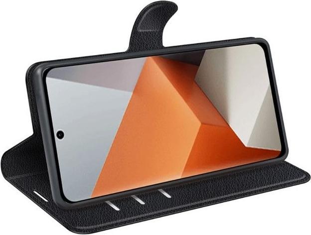 Produktbild MU Classic Litchi Leder Bookcover Series (Xiaomi Redmi Note 13 Pro+)