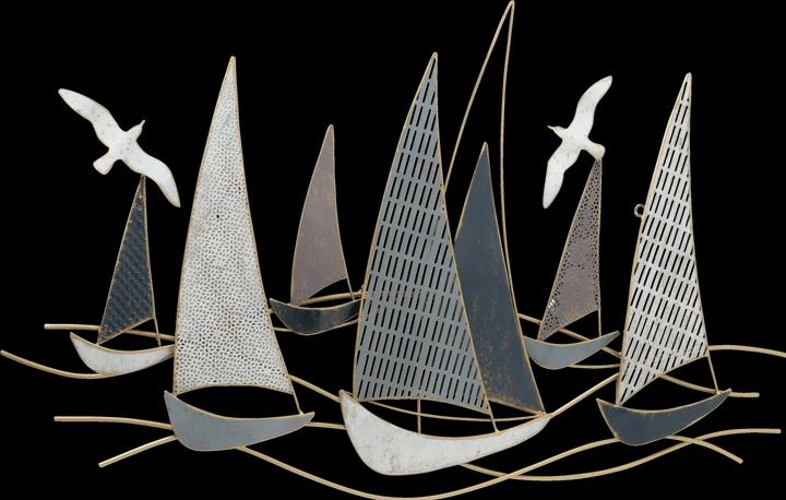 Actual product image Boltze Home Wall decoration Hanse 109 x 69 cm, iron (109 x 6 x 69 cm)