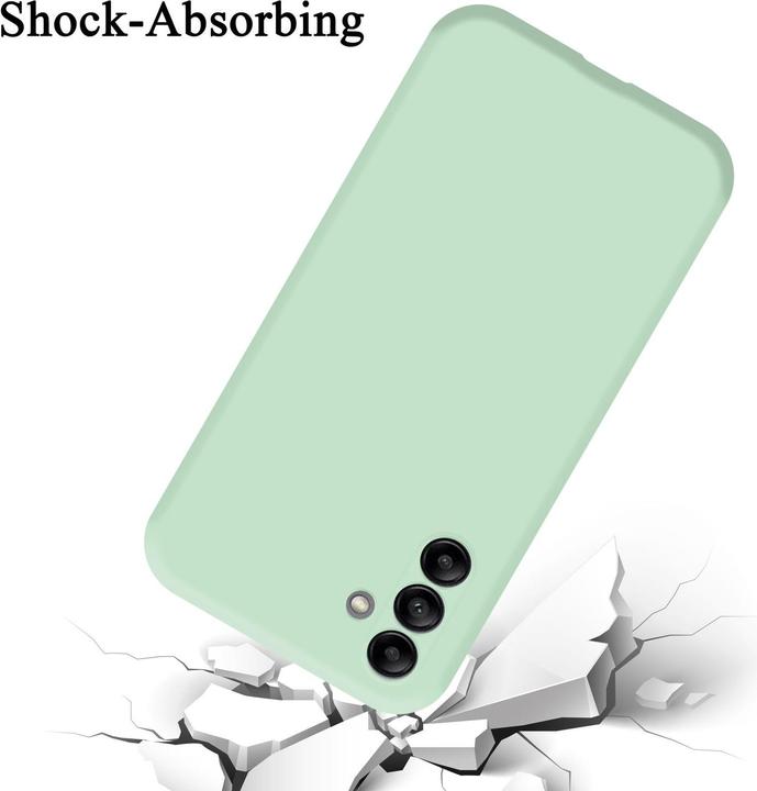 Actual product image Cadorabo Bumper TPU Liquid Silicone Case (Samsung Galaxy A04S)