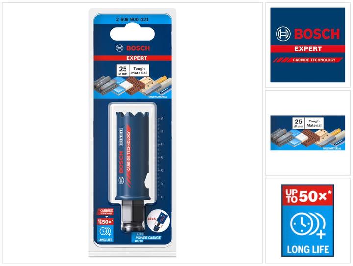 Produktbild Bosch Professional Zubehör EXPERT Tough Material Lochsäge, 25 x 60 mm (25 mm)