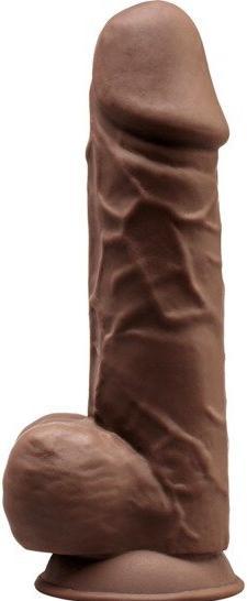 Silexd MODEL 4 - 8,5" BROWN 220482 FALLO REALISTICO PENE ARTIFICIALE IN SILICONE MEMORY TERMOREATTIV