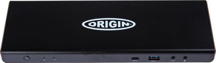Actual product image Origin Storage Origin Wired Dock USB 3.0 (3.1 Gen 1) Type-C Black EQV to DELL D6000 (USB-C)