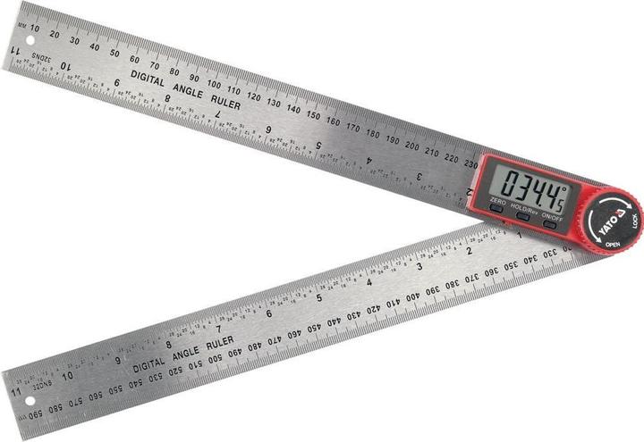 Actual product image Yato ELECTRONIC ANGLE MEASURER 300mm (30000 cm)