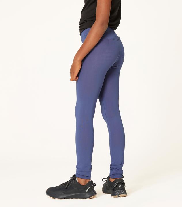 Actual product image Decathlon Children's breathable leggings - blue (12, 13, 14)