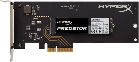 Actual product image HyperX Predator PCIe (480 GB, M.2 2280)