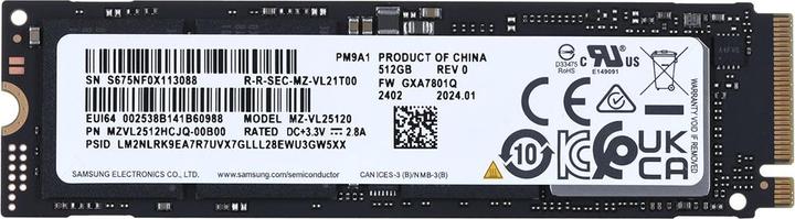 Produktbild Samsung PM9A1 (512 GB, M.2 2280)