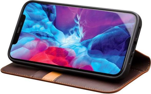 Image du produit QiAlino Étui en cuir véritable à la mode (Apple iPhone 13 Pro Max)