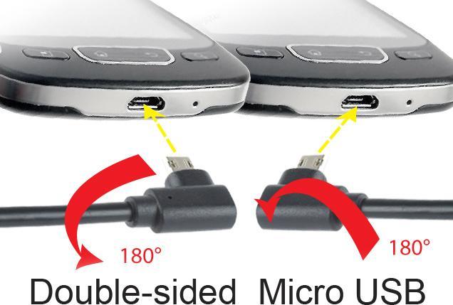 Produktbild Gembird *USB cable -> Micro USB angled 1.8m (1.80 m, USB 2.0)