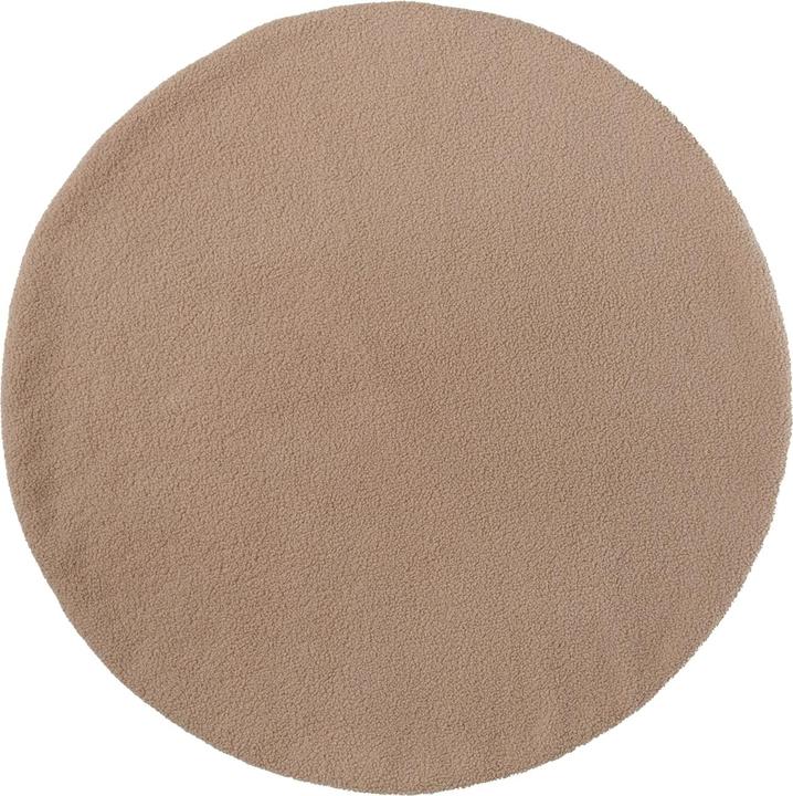 Actual product image nordic coast company Crawling blanket round teddy beige
