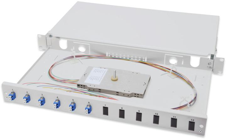 Produktbild Digitus LWL Spleissbox, bestückt, LC, OS2 (S/UTP, CAT6, 0.28 m)