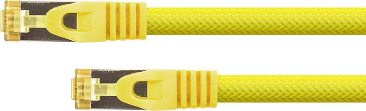 Produktbild Python ® Series RJ45 Patchkabel mitCat.7 Rohkabel, Rastnasenschutz (RNS®) und Nylongeflecht, S/FTP, PiMF, h (S/FTP, CAT7, 0.50 m)
