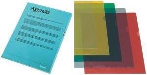 Actual product image Leitz Esselte standard document holder, DIN A4, PP, green, 0.12 mm open at top and sides, document-proof (A4, 100 x)