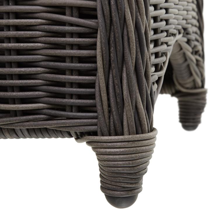 Immagine prodotto tectake 4 Poltrona deluxe in rattan e alluminio - sedia + cuscini su seduta e schienale