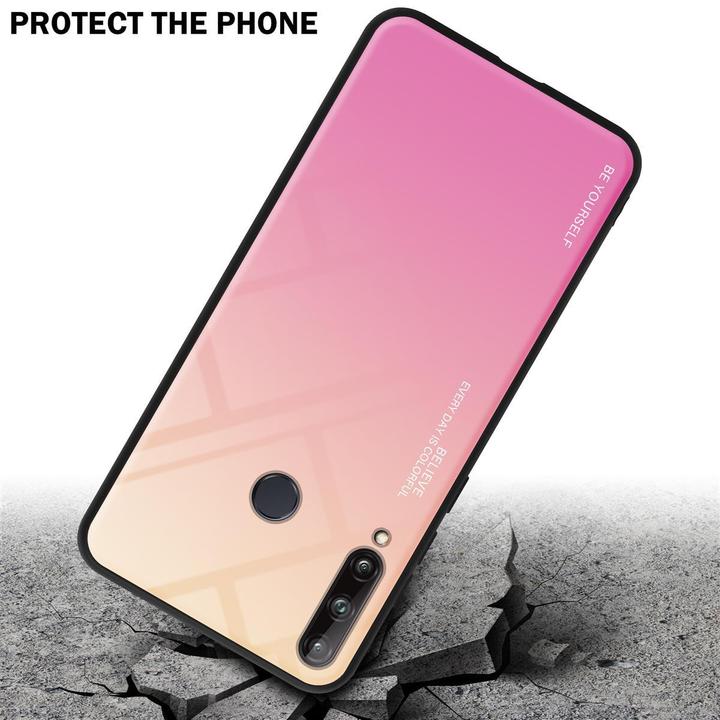 Produktbild Cadorabo TPU 2 Farben Glas Cover (Huawei P40 Lite E)