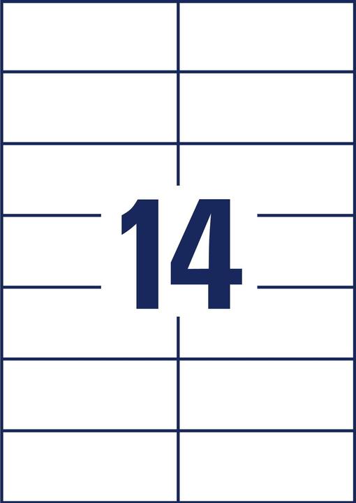 Actual product image Avery Universal labels