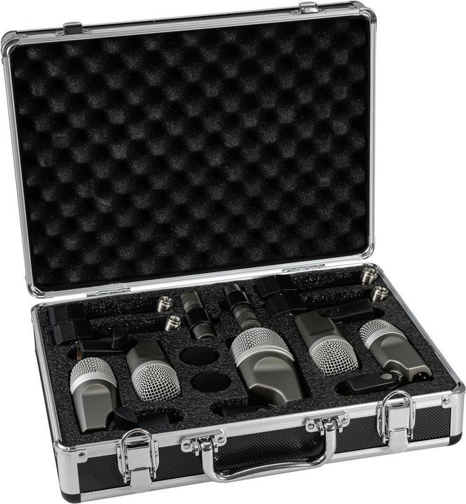 Produktbild Omnitronic MIC 77-7LMH MK2 Schlagzeug-Mikrofonset
