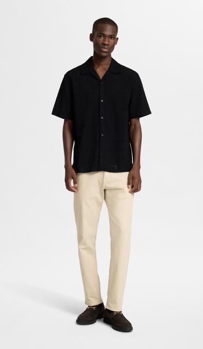 Produktbild Selected Homme Broderie Anglaise Kurzarmhemd (XL)