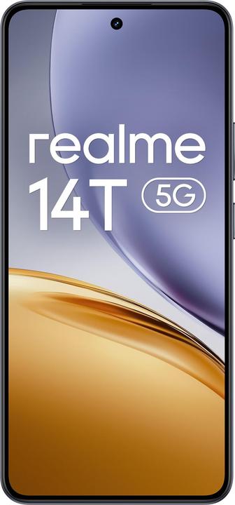 Image du produit realme 14T 5G 8GB 256GB Obsidian Black (256 Go, Obsidian Black, 6.67", 50 Mpx, 5G)