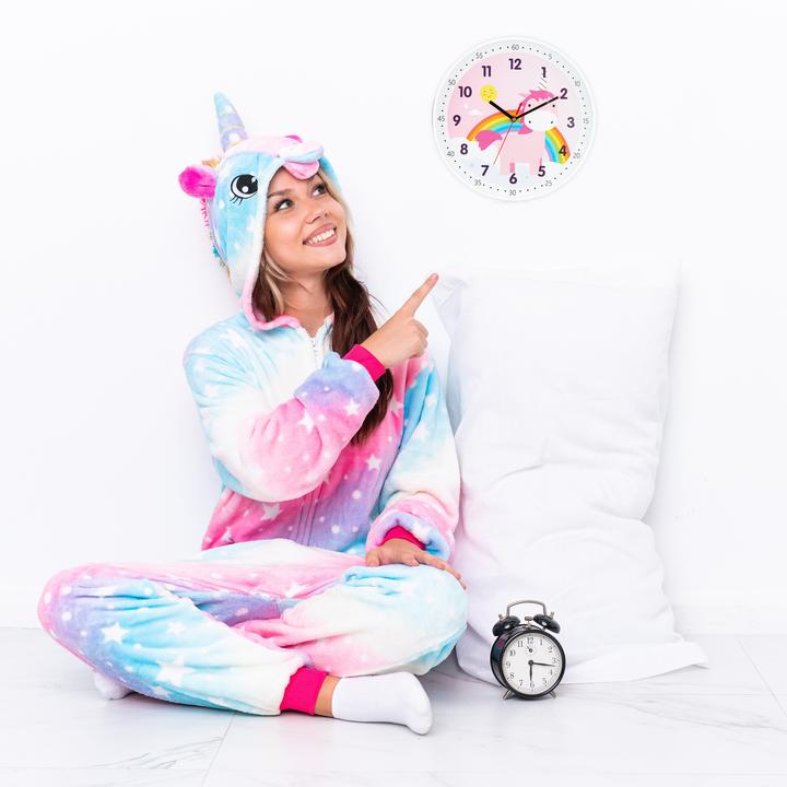 Produktbild Relaxdays Einhorn-Wanduhr