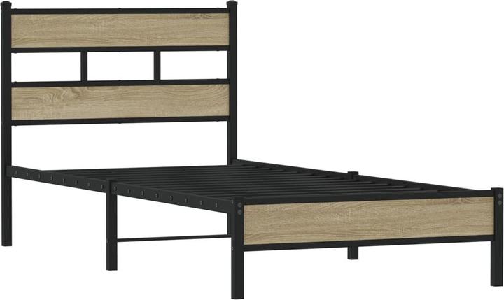 Actual product image VidaXL Bed frame Bed single bed without mattress 90x190 cm wood-based material (90 x 190 cm)