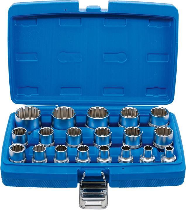 Actual product image BGS Jeu de douilles Gear Lock | 12,5 mm (1/2") | 19 pièces