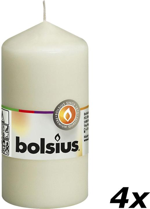 Immagine prodotto Bolsius Set di 4 candele a colonna (4 pz.)