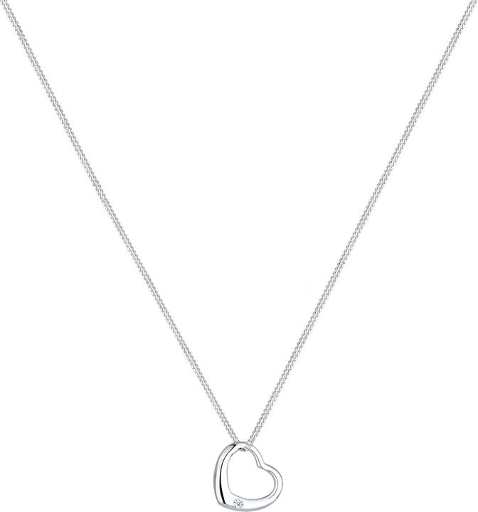 Produktbild Elli Herz (925er Sterling Silber, Diamant, 45 cm)