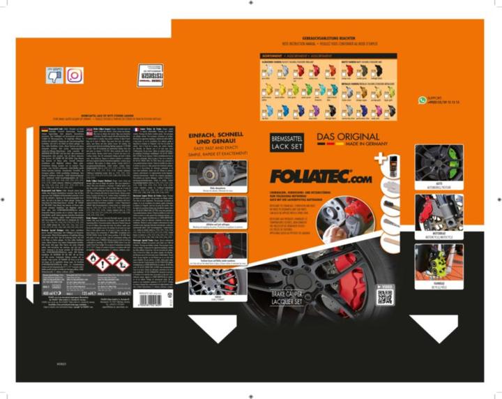 Image du produit Foliatec Peinture pour étrier de frein