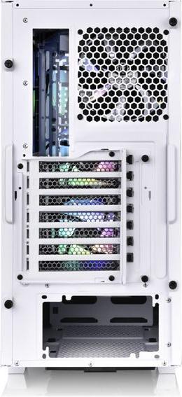 Actual product image Thermaltake TOWER ATX V350 TG ARGB AIR SNOW White (ATX, mATX, Mini-ITX)