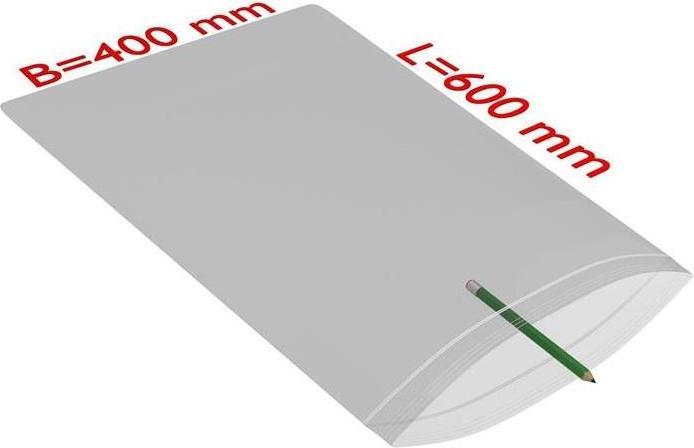 Immagine prodotto Transpak Sacchetti con chiusura a pressione Dimensioni 400x600mm Spessore 90µ PE trasparente (250 Pezzo/i)