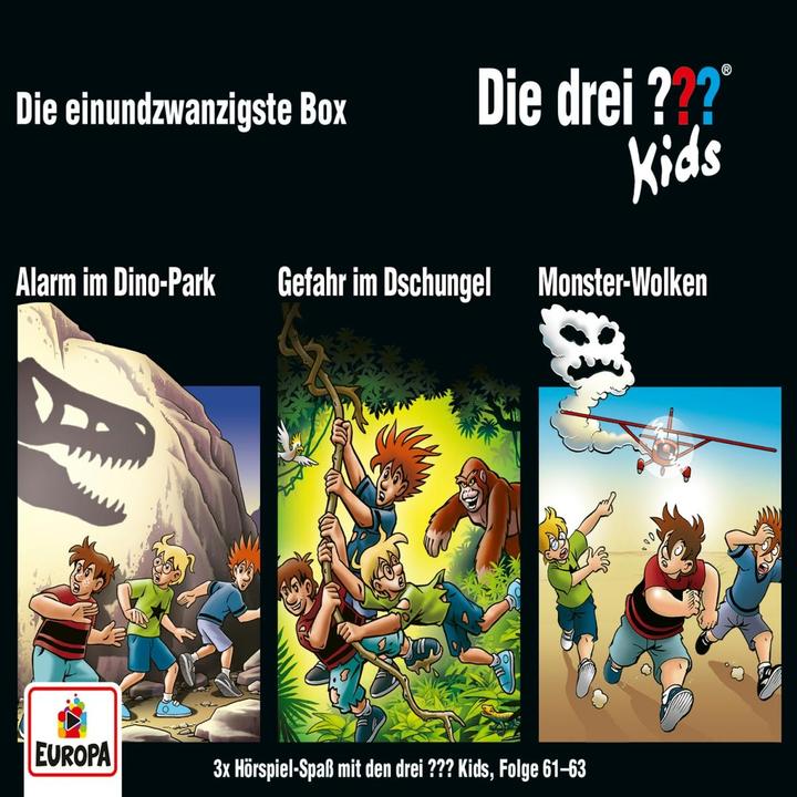 Actual product image The three THREE QUESTION MARK kids - 21 Box (F61-63) (German)
