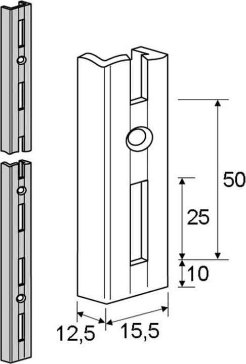 Image du produit Element-System Rail mural