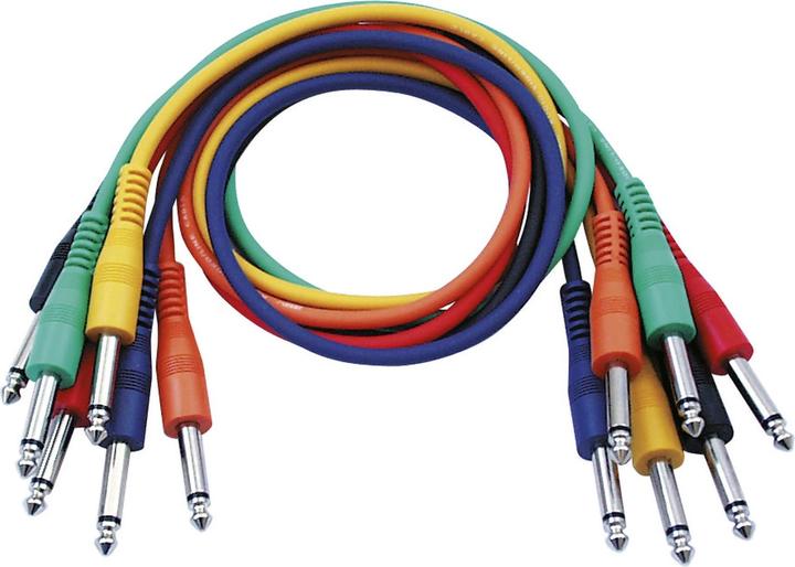 Immagine prodotto DAP-Audio FL11 6 patch colorate sbilanciate (0.60 m, Jack 6,3 mm)