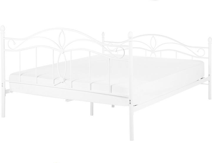 Immagine prodotto Beliani Letto in metallo a doghe bianche 140 x 200 cm ANTLIA (140 x 200 cm)