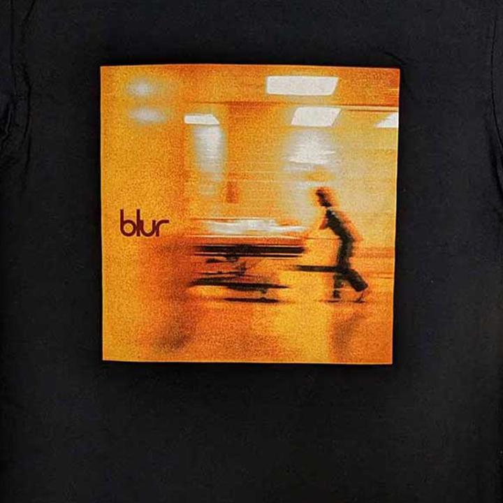 Actual product image Blur Unisex Adult Album Cover T-Shirt (XL)