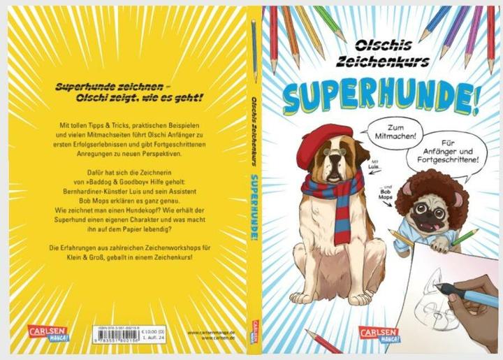 Produktbild Olschis Zeichenkurs: Superhunde! (Deutsch, Olschi, 2024)