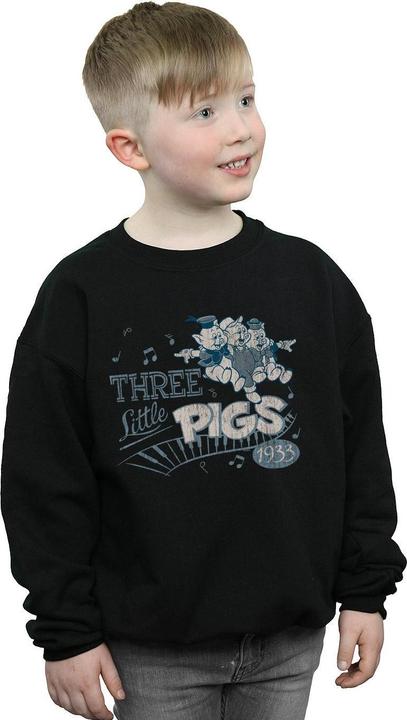 Actual product image Disney Boys Three Little Pigs 1933 Sweatshirt (116)