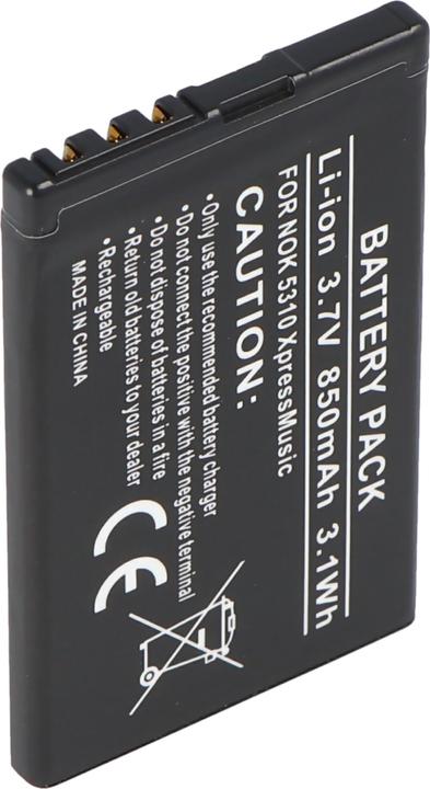 Produktbild Nokia Akku 6600 fold, 6700 Silde, 7230, X3, BL-4CT