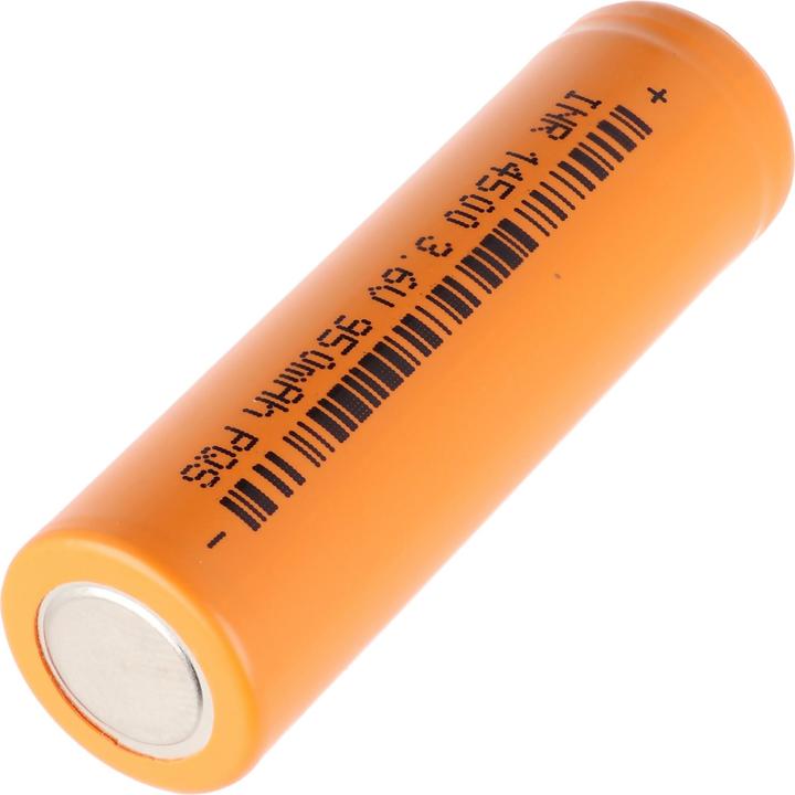 Image du produit AccuCell Batterie INR 14500 non protégée 48,5x14,1mm (1 pcs, 950 mAh, Batterie)