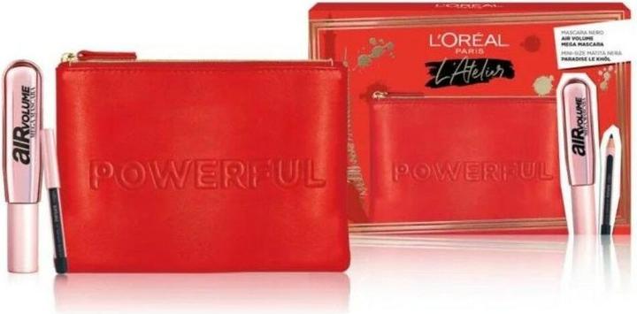 Immagine prodotto L'Oréal Paris Set LOreal (Mascara Black Air Volume Mega Mascara + Le Khol Midnight Black 101 + Pochette) (Nero)
